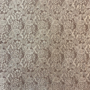 Gül Kurusu Renk  Çiçek İşleme Fransız Dantel Desen